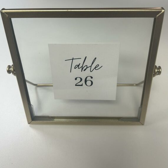 Table Numbers