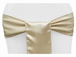 Satin Chair Sash