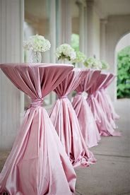 Satin Cocktail Tablecloth Ties