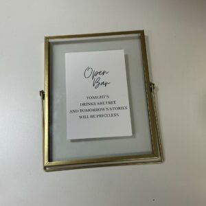 Custom Tabletop Signage