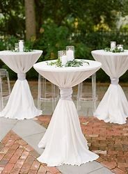 Satin Cocktail Tablecloth Ties