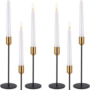 Modern Brass Gold Tip Matte Black Trio