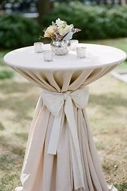 Satin Cocktail Tablecloth Ties