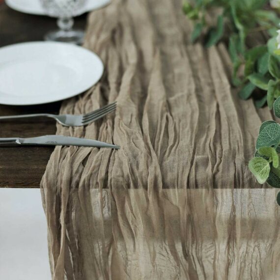 Cheesecloth Table Runners