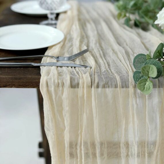 Cheesecloth Table Runners