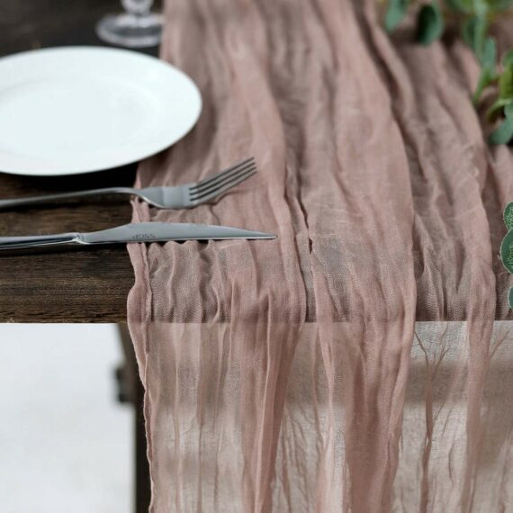 Cheesecloth Table Runners