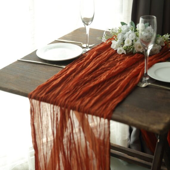 Cheesecloth Table Runners