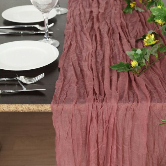 Cheesecloth Table Runners