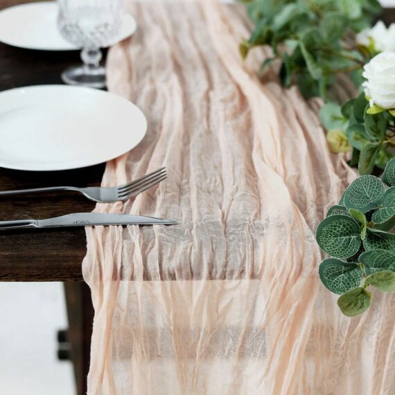 Cheesecloth Table Runners