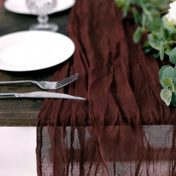 Cheesecloth Table Runners