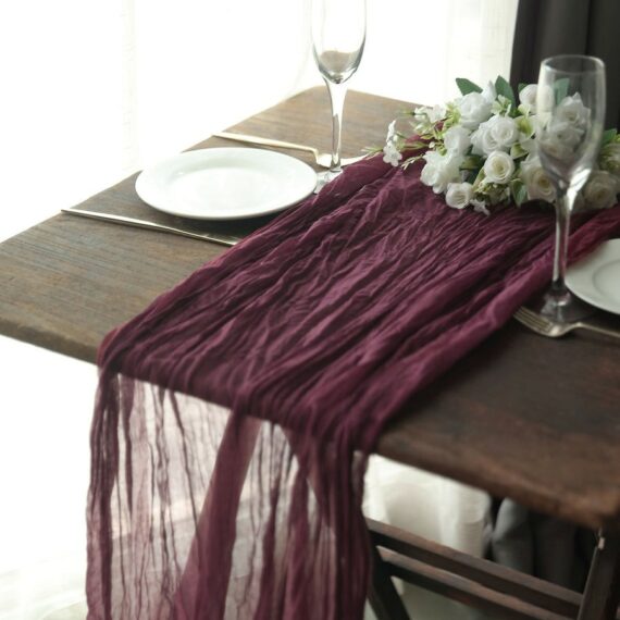 Cheesecloth Table Runners