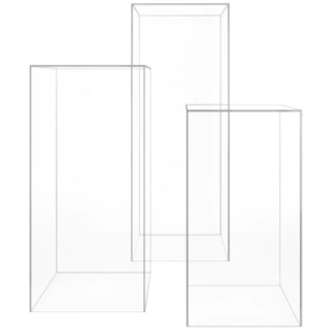 Acrylic Pedestal - Set of 3