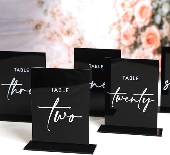 Table Numbers