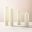 Cluster of LED Wax Pillar Candles