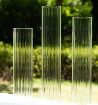 Ribbed Chimney Cylinder Trio