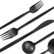 Black Flatware - 6 Piece Set