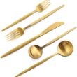Gold Flatware - 6 Piece Set